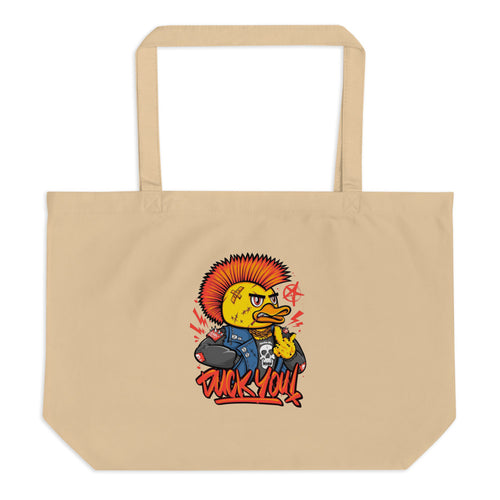 Duck you | Large Eco Tote | Econscious EC8001