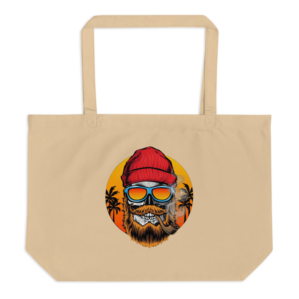 Bearded man | Large Eco Tote | Econscious EC8001