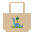 Blue dinosaur | Large Eco Tote | Econscious EC8001