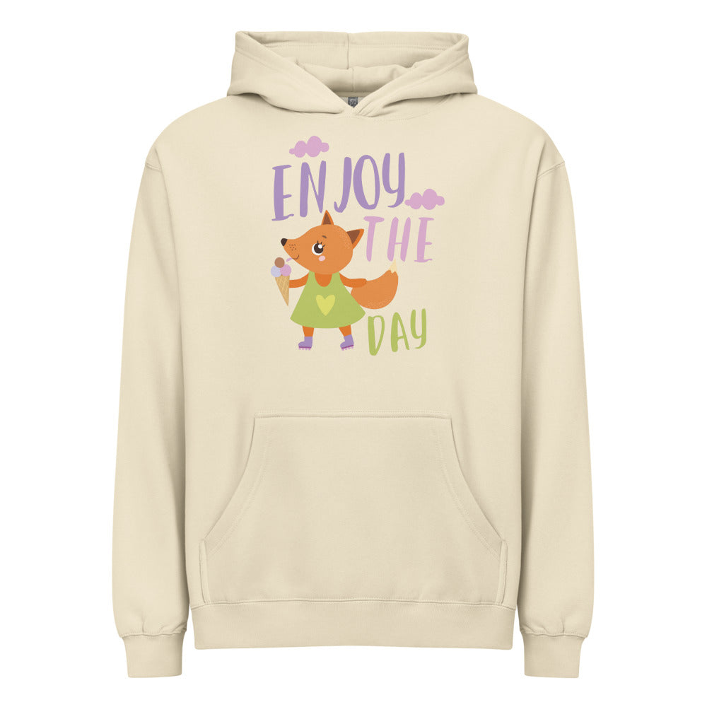 Orange fox - Ẹnoy the day | Men's Box Hoodie I Cotton Heritage M2635