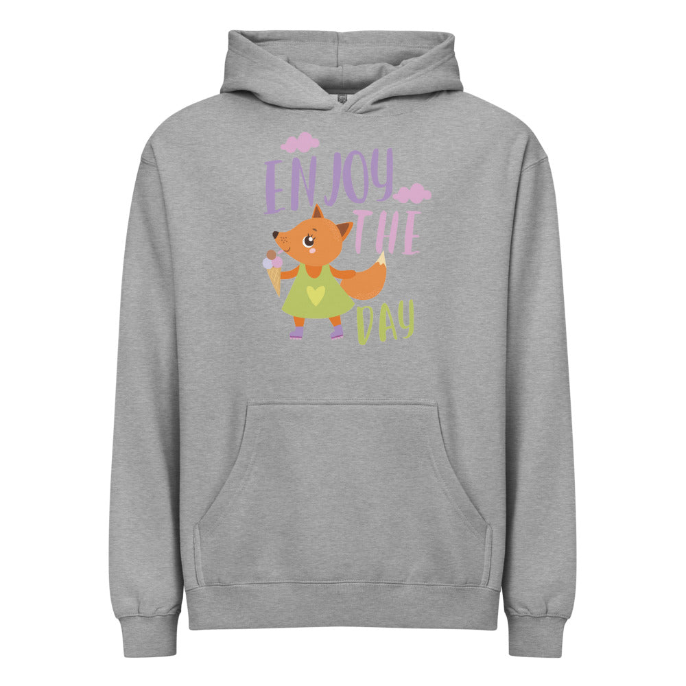 Orange fox - Ẹnoy the day | Men's Box Hoodie I Cotton Heritage M2635