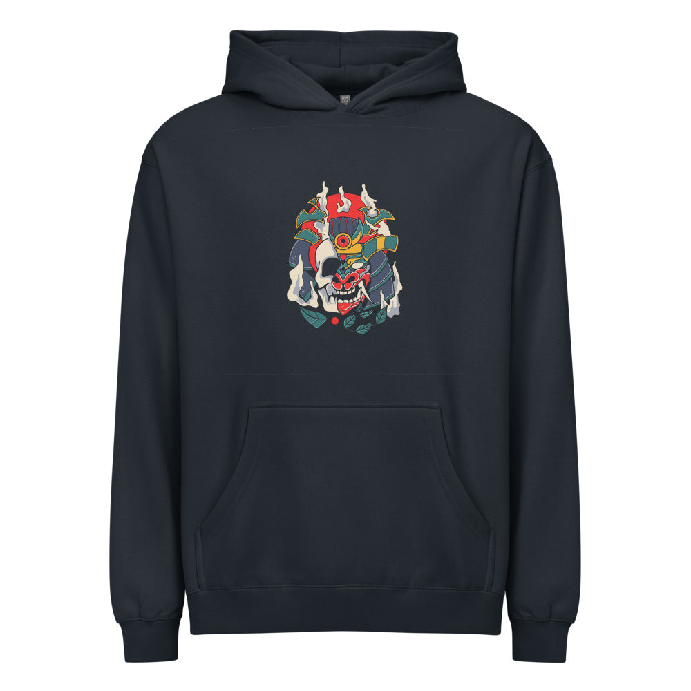 Samurai skull | Men's Box Hoodie I Cotton Heritage M2635