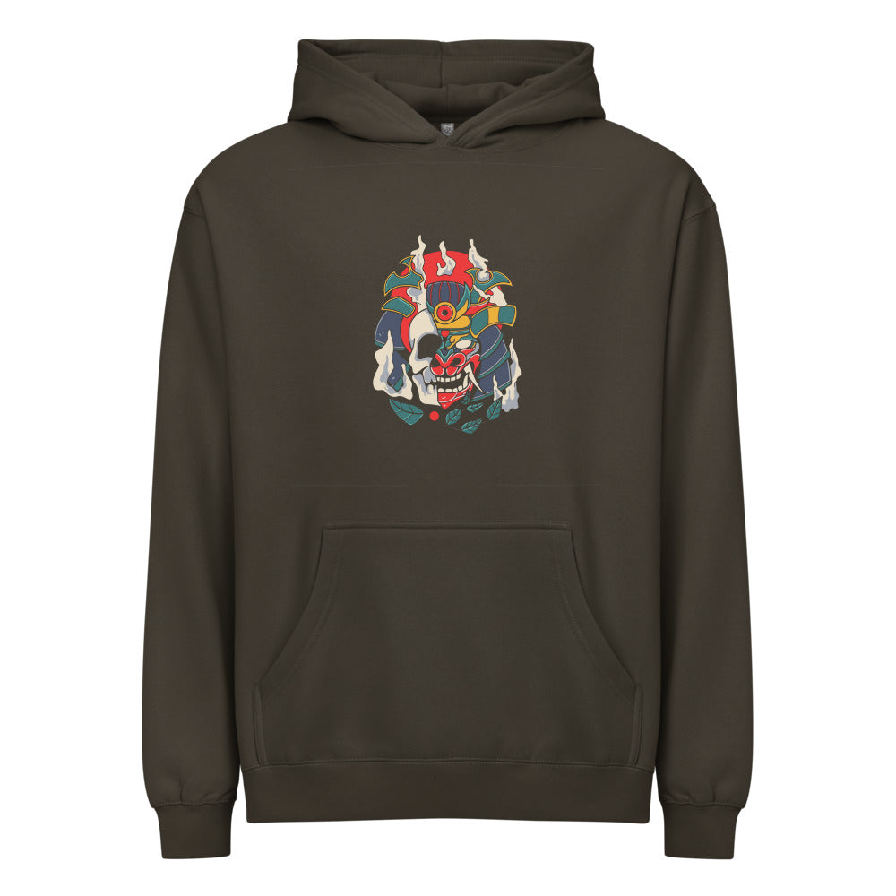 Samurai skull | Men's Box Hoodie I Cotton Heritage M2635