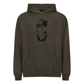 Black & White bearded man suit | Men's Box Hoodie I Cotton Heritage M2635