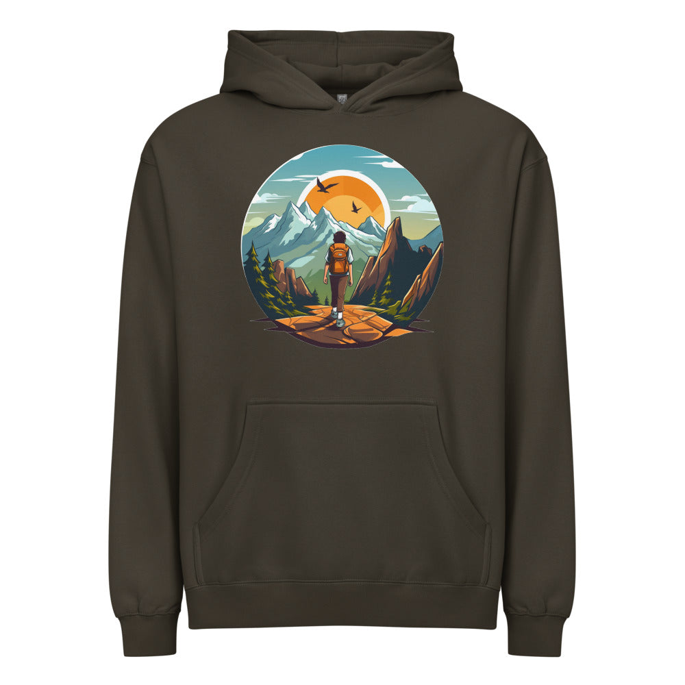Mountain traveling | Men's Box Hoodie I Cotton Heritage M2635