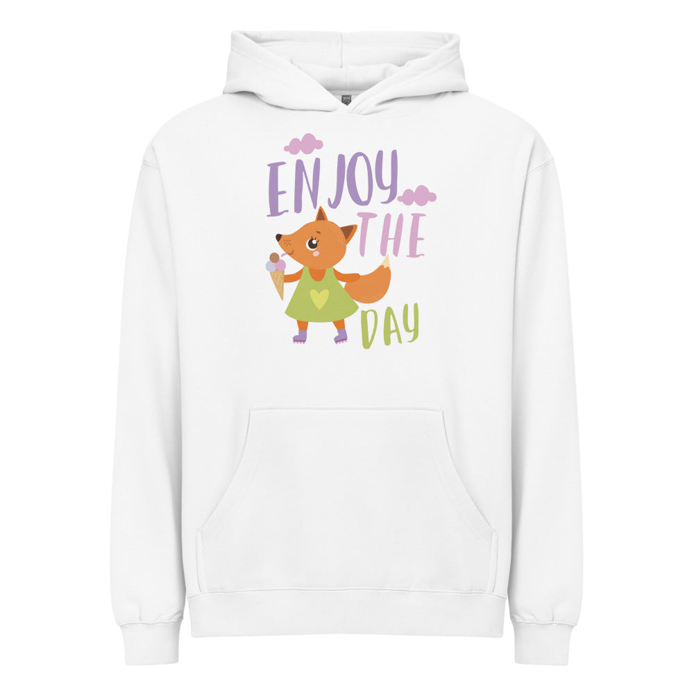 Orange fox - Ẹnoy the day | Men's Box Hoodie I Cotton Heritage M2635