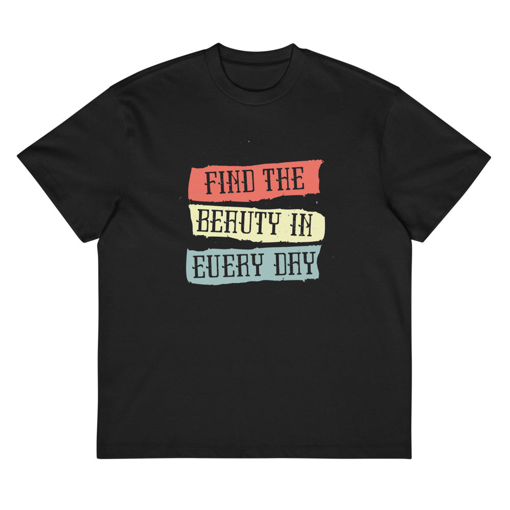 Find the beauty in every day | Men's Box Tee | Cotton Heritage MC1087