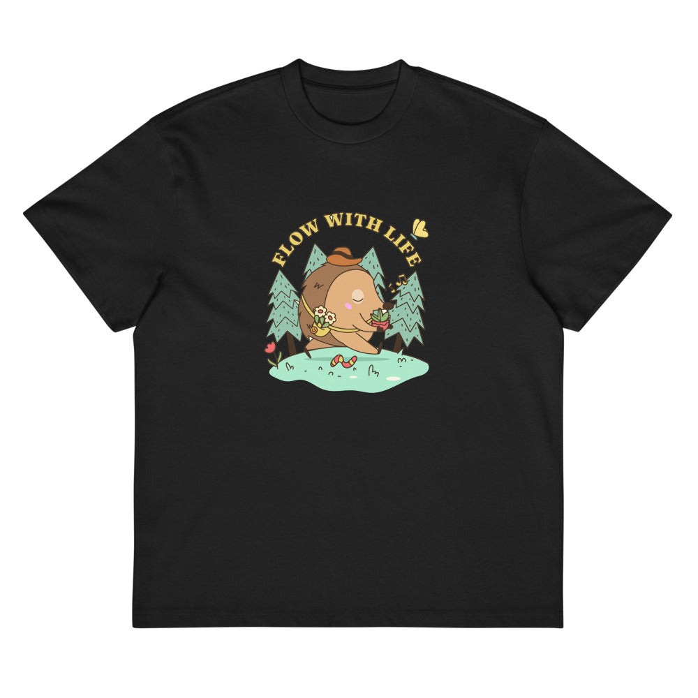 Flow with life | Men's Box Tee | Cotton Heritage MC1087