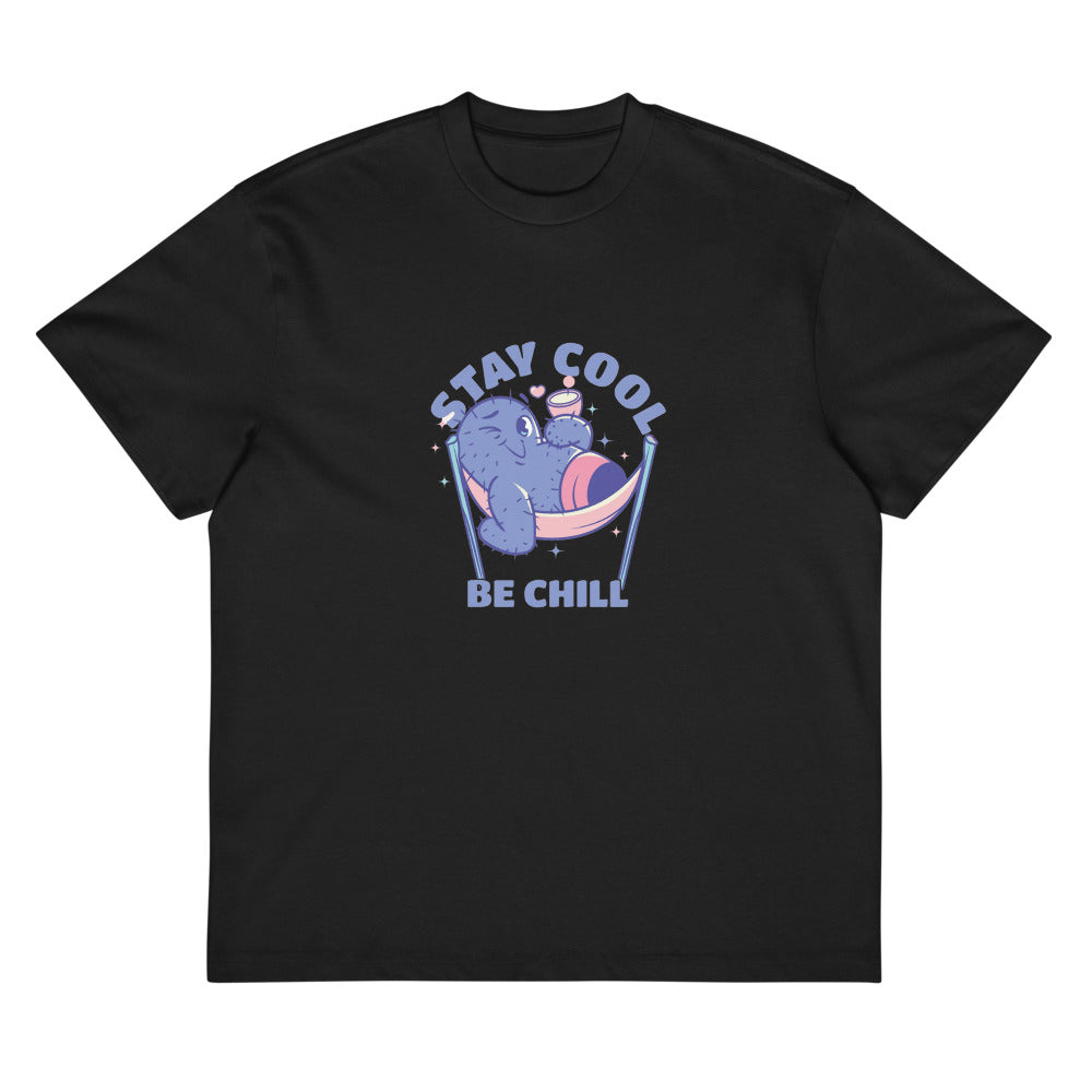 Stay cool be chill | Men's Box Tee | Cotton Heritage MC1087