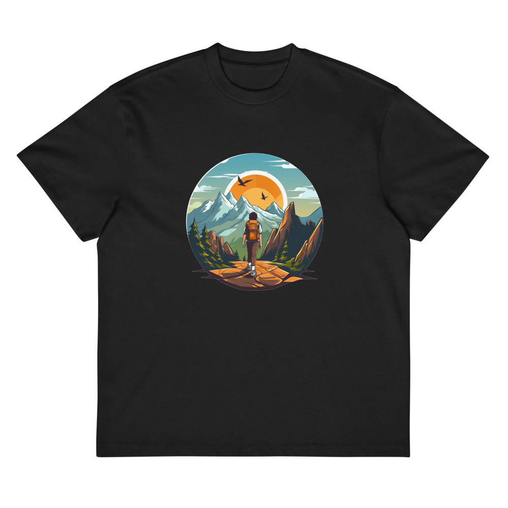 Mountain traveling | Men's Box Tee | Cotton Heritage MC1087