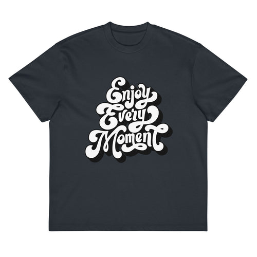 Enjoy every moments white | Men's Box Tee | Cotton Heritage MC1087