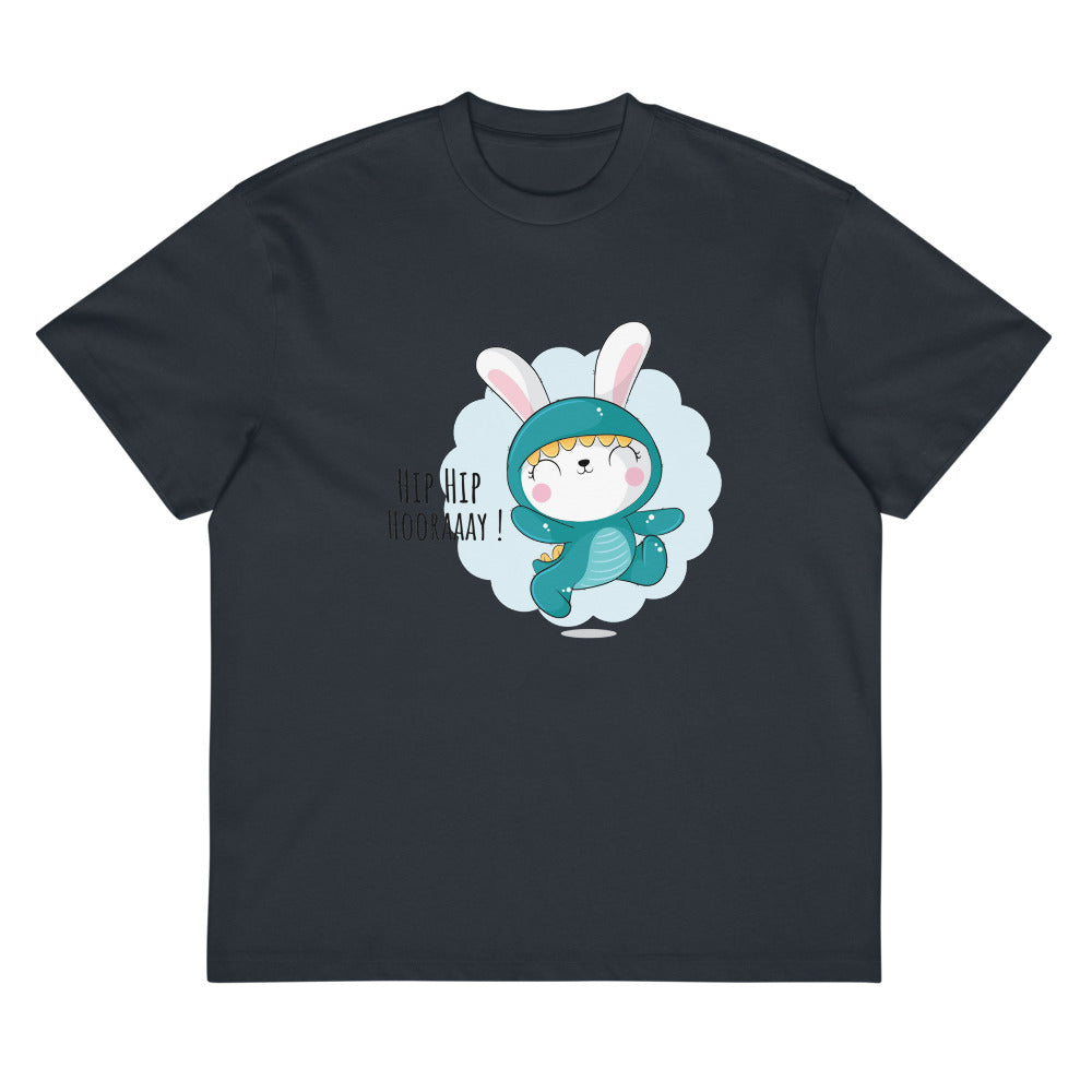 Green rabbit - HIP HIP HOORAAAY | Men's Box Tee | Cotton Heritage MC1087