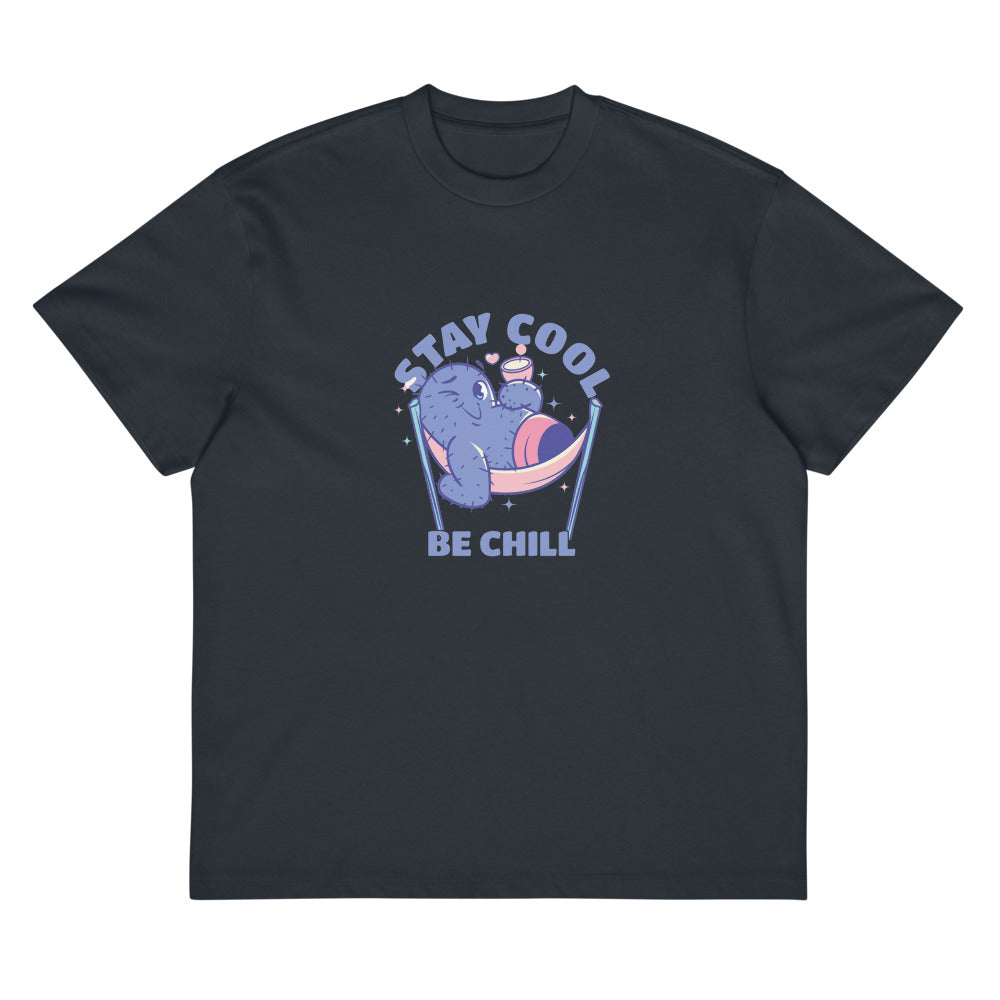 Stay cool be chill | Men's Box Tee | Cotton Heritage MC1087
