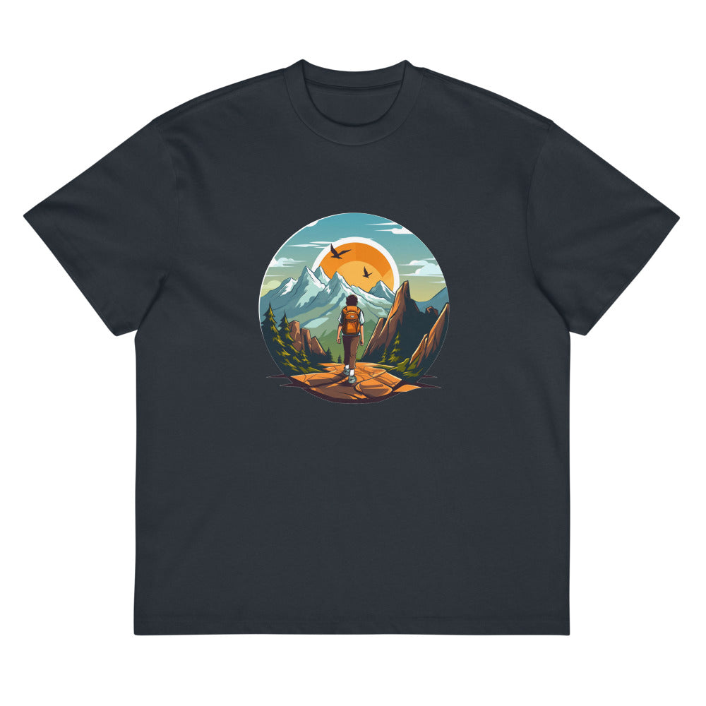 Mountain traveling | Men's Box Tee | Cotton Heritage MC1087