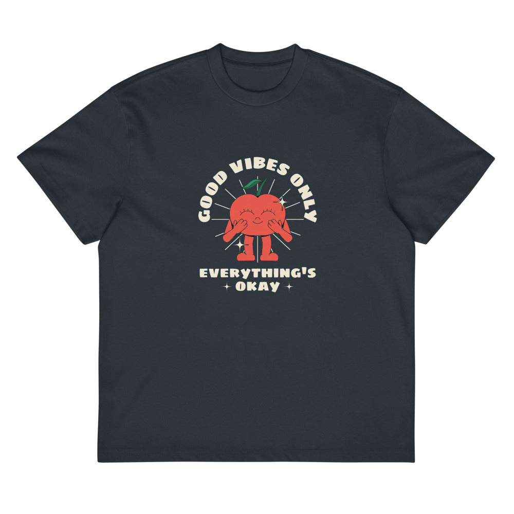 Good vides only - everything's okay | Men's Box Tee | Cotton Heritage MC1087