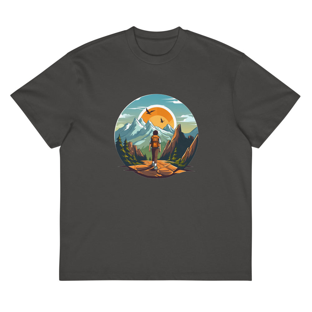 Mountain traveling | Men's Box Tee | Cotton Heritage MC1087