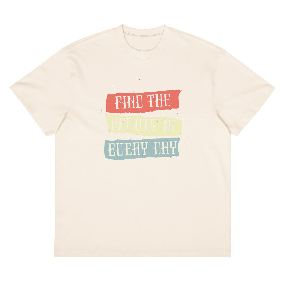 Find the beauty in every day | Men's Box Tee | Cotton Heritage MC1087