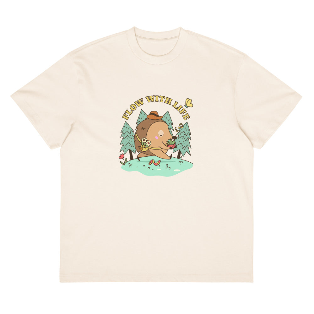 Flow with life | Men's Box Tee | Cotton Heritage MC1087