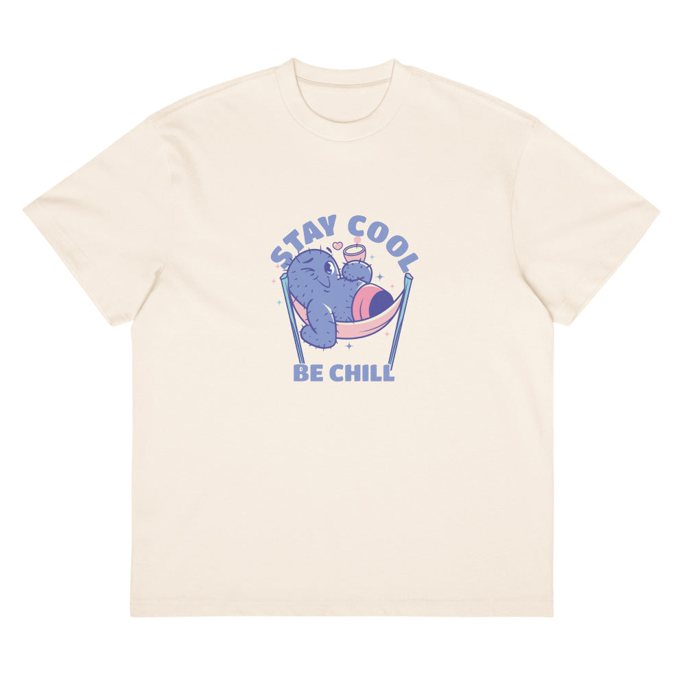 Stay cool be chill | Men's Box Tee | Cotton Heritage MC1087