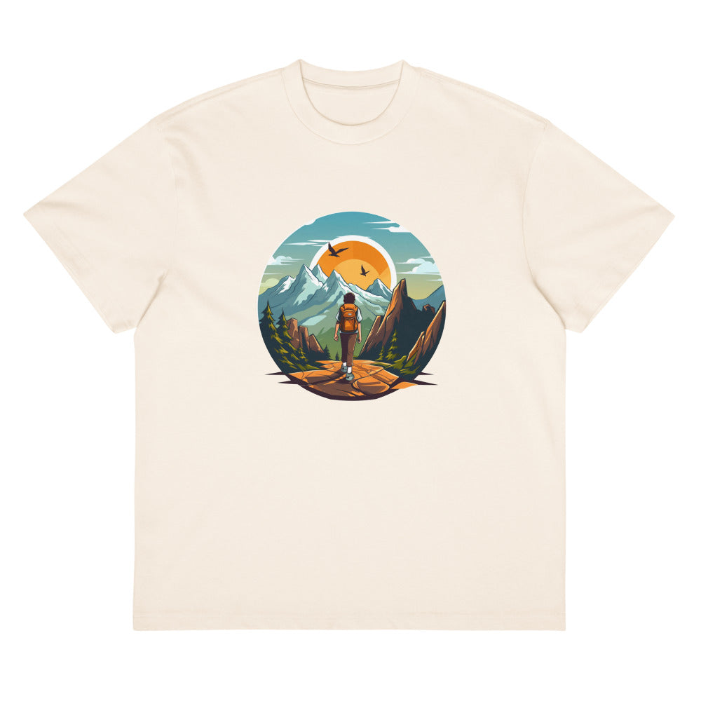 Mountain traveling | Men's Box Tee | Cotton Heritage MC1087
