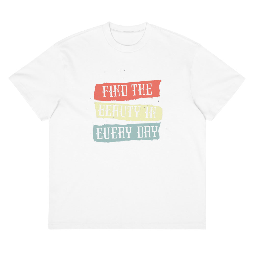 Find the beauty in every day | Men's Box Tee | Cotton Heritage MC1087