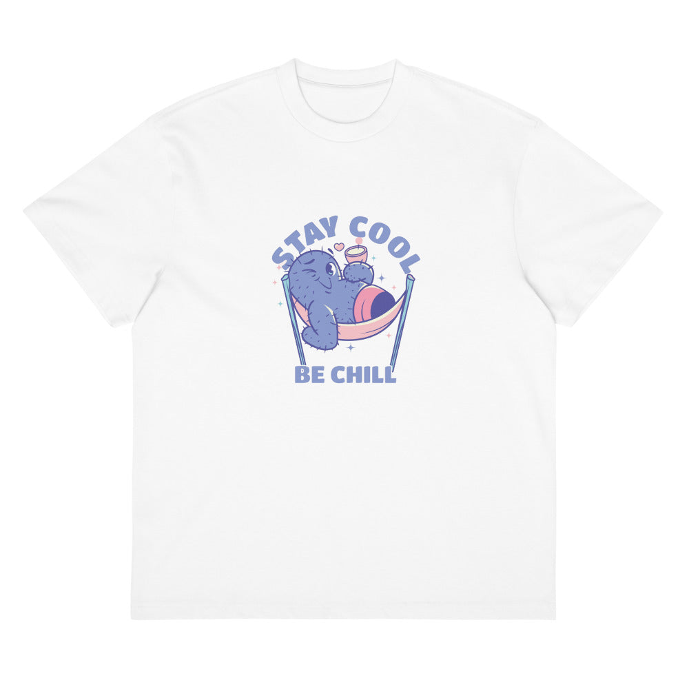 Stay cool be chill | Men's Box Tee | Cotton Heritage MC1087
