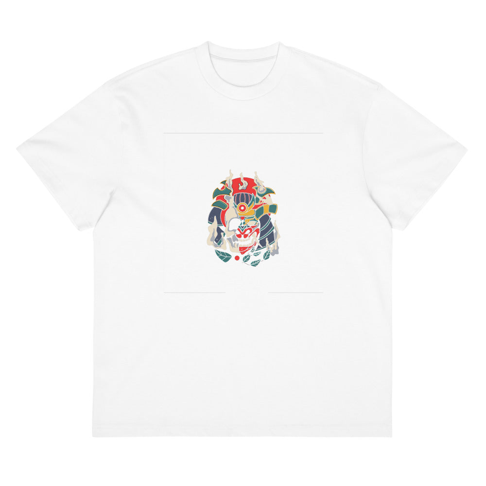 Samurai skull | Men's Box Tee | Cotton Heritage MC1087
