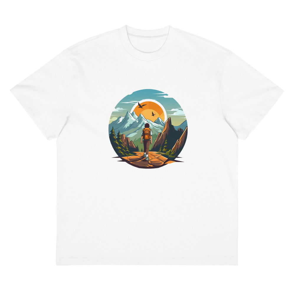 Mountain traveling | Men's Box Tee | Cotton Heritage MC1087