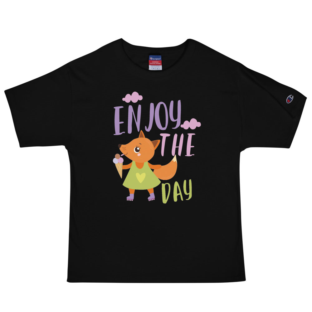 Orange fox - Ẹnoy the day | Men's Champion Heritage T-Shirt | T105