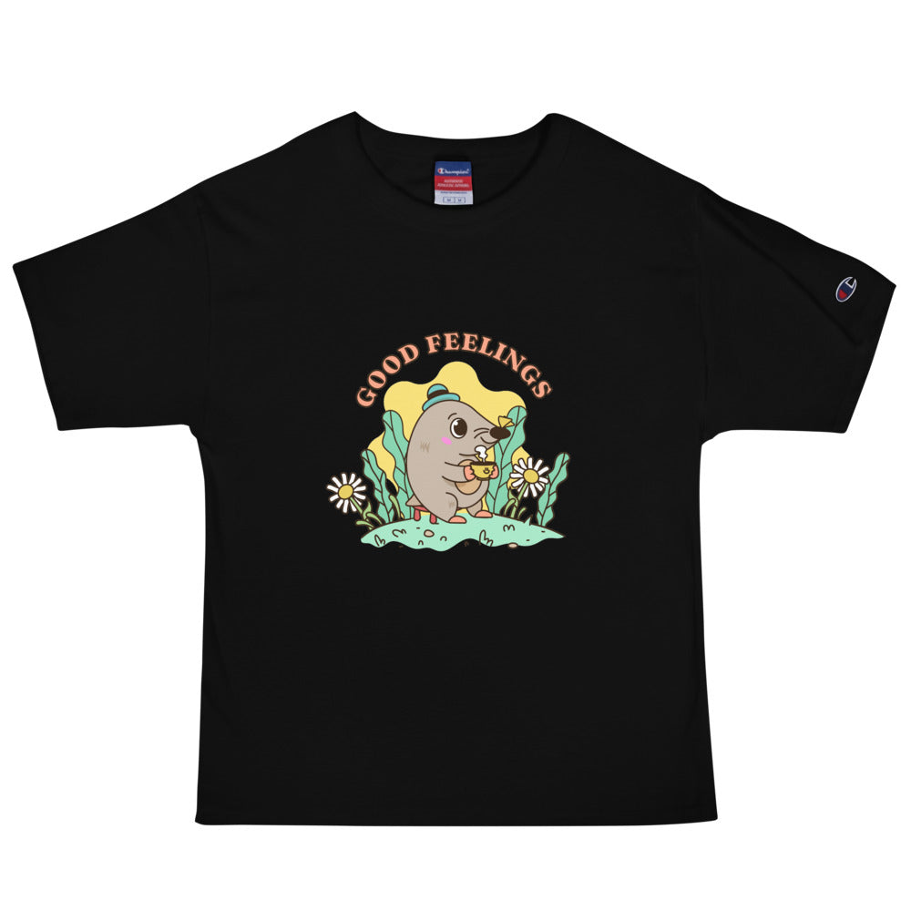 Good feelings | Men's Champion Heritage T-Shirt | T105