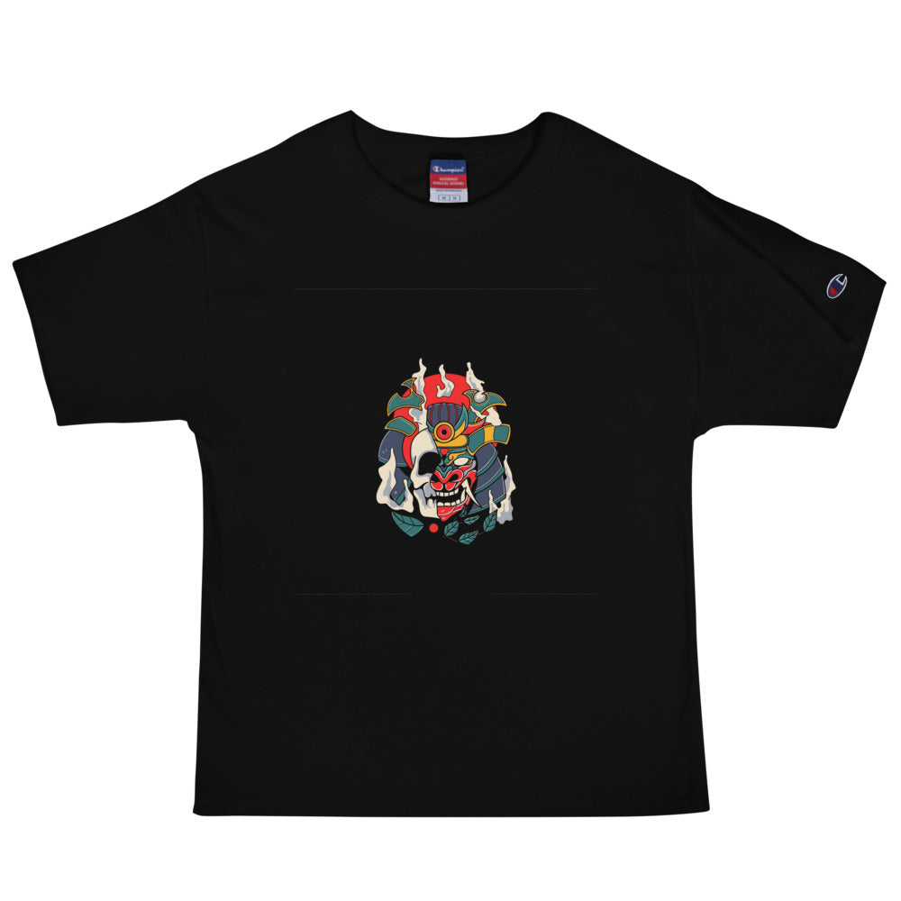 Samurai skull | Men's Champion Heritage T-Shirt | T105