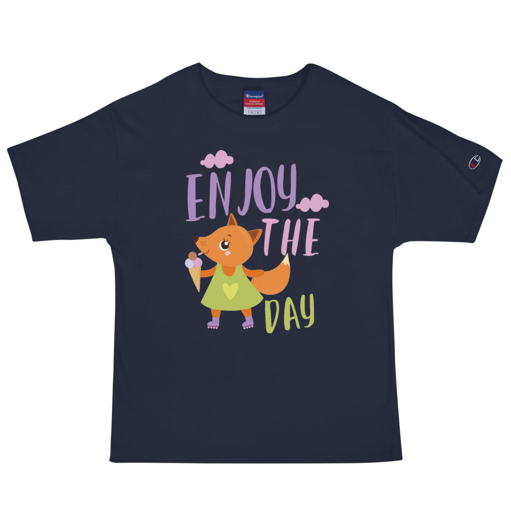 Orange fox - Ẹnoy the day | Men's Champion Heritage T-Shirt | T105
