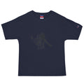 Black & white space travel man | Men's Champion Heritage T-Shirt | T105