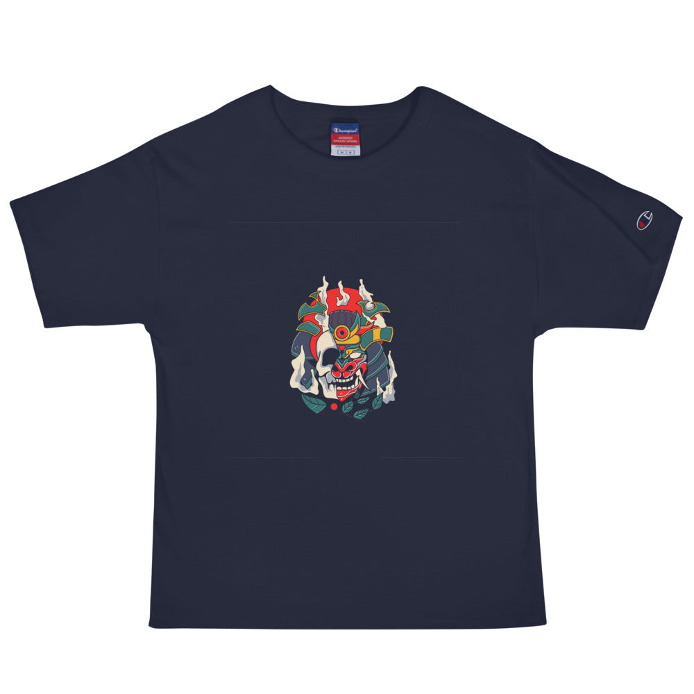 Samurai skull | Men's Champion Heritage T-Shirt | T105