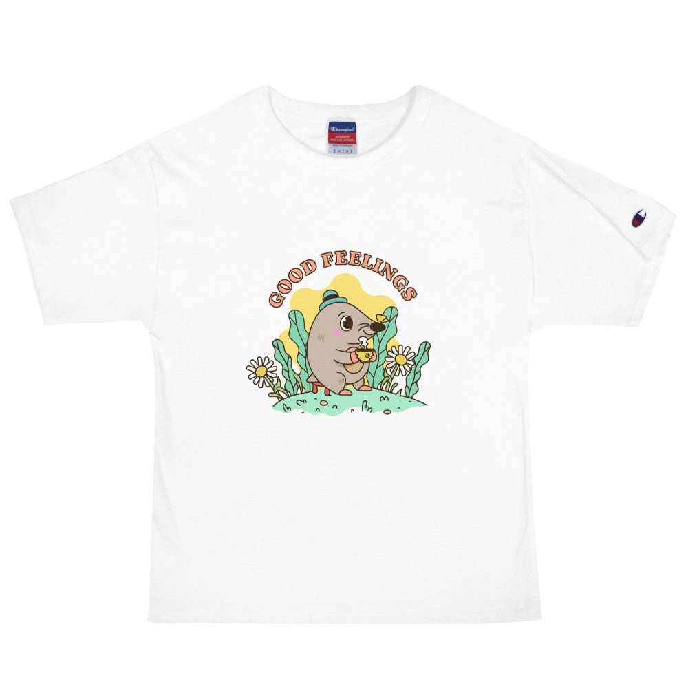 Good feelings | Men's Champion Heritage T-Shirt | T105