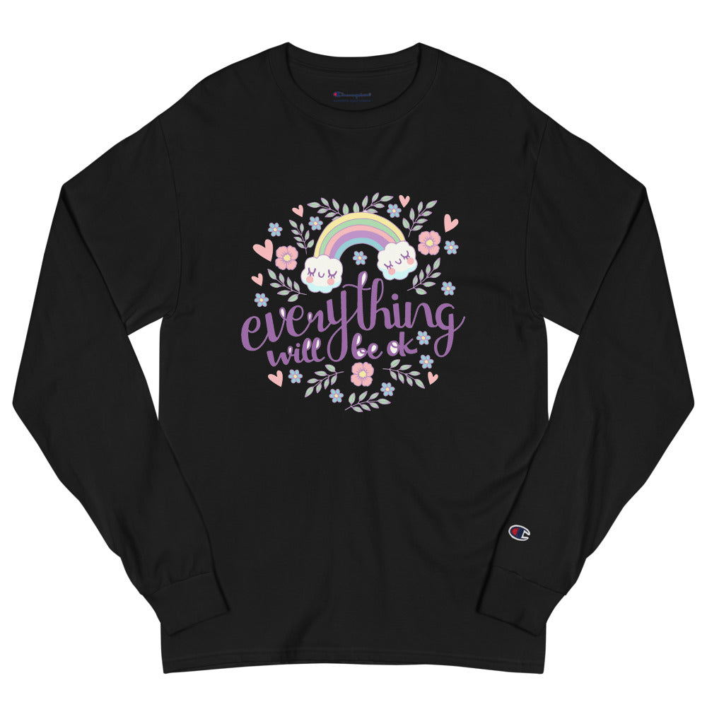 Rainbow - Everything will be ok | Men’s Champion Long Sleeve T-Shirt | CC8C