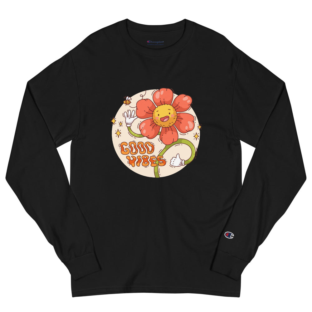Good vides | Men’s Champion Long Sleeve T-Shirt | CC8C