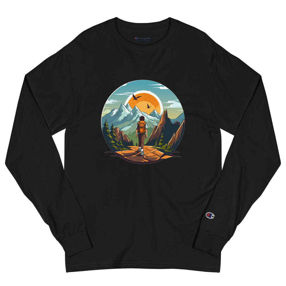 Mountain traveling | Men’s Champion Long Sleeve T-Shirt | CC8C