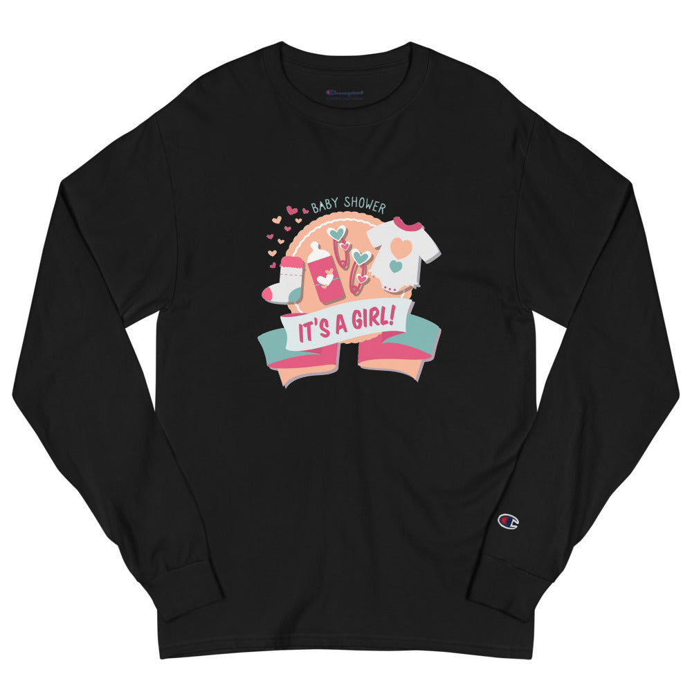 It's a girl | Men’s Champion Long Sleeve T-Shirt | CC8C