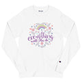 Rainbow - Everything will be ok | Men’s Champion Long Sleeve T-Shirt | CC8C