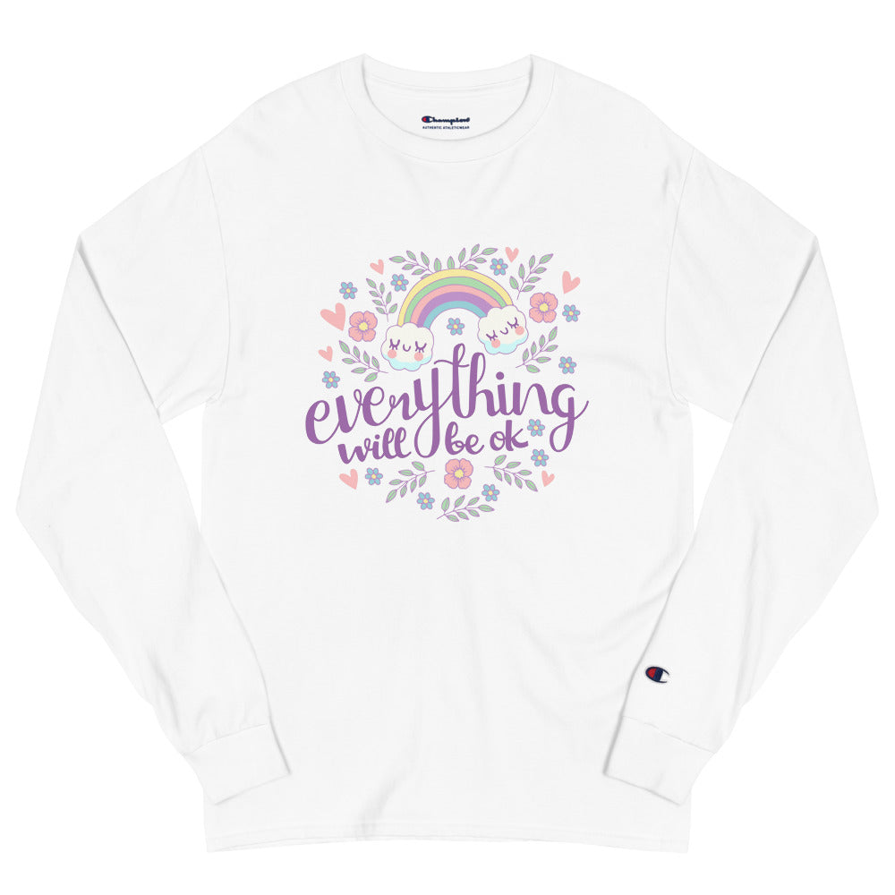 Rainbow - Everything will be ok | Men’s Champion Long Sleeve T-Shirt | CC8C
