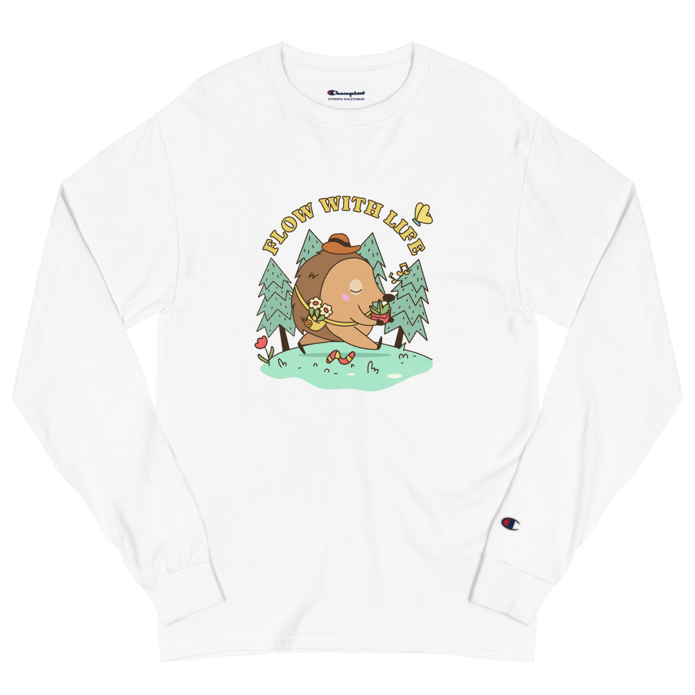 Flow with life | Men’s Champion Long Sleeve T-Shirt | CC8C