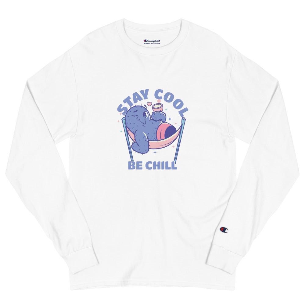 Stay cool be chill | Men’s Champion Long Sleeve T-Shirt | CC8C