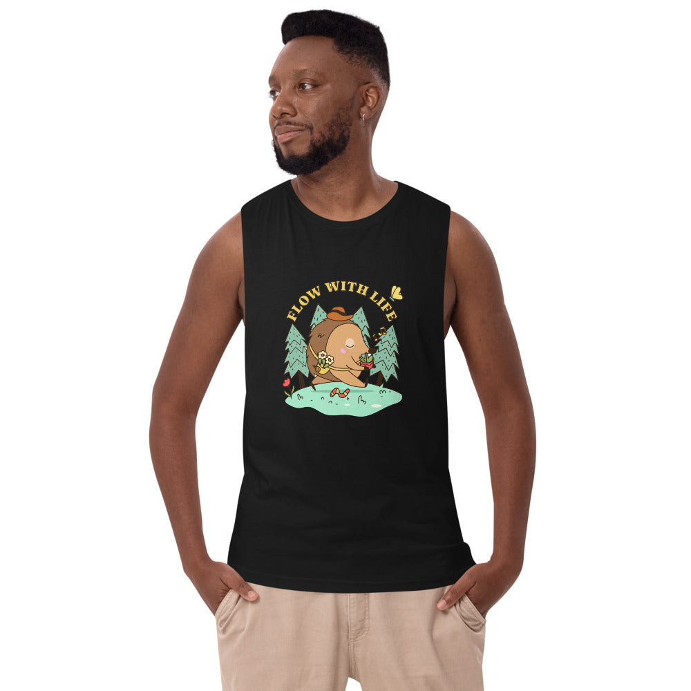 Flow with life | Men's Drop Arm Tank Top | AS Colour 5025