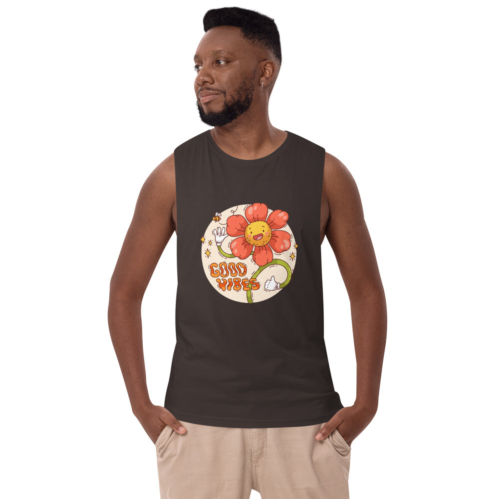 Good vides | Men's Drop Arm Tank Top | AS Colour 5025