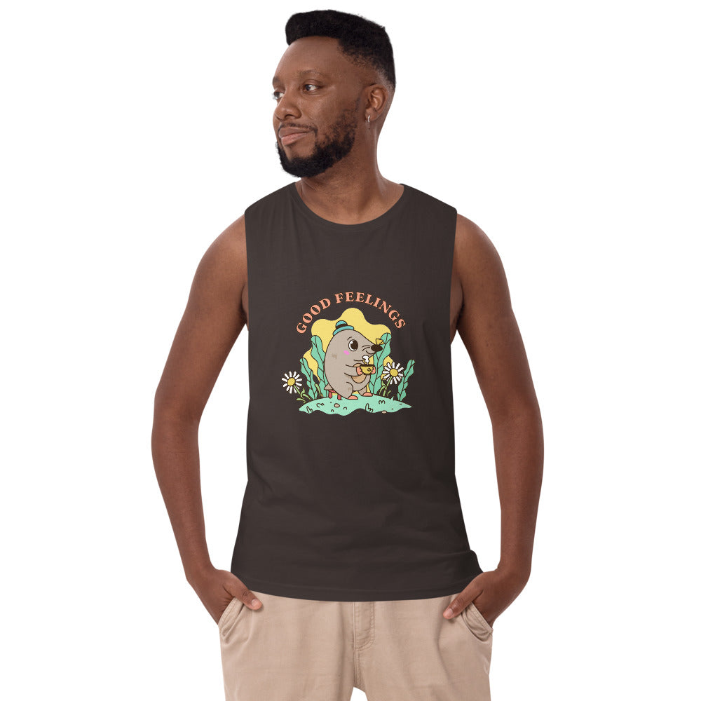 Good feelings | Men's Drop Arm Tank Top | AS Colour 5025