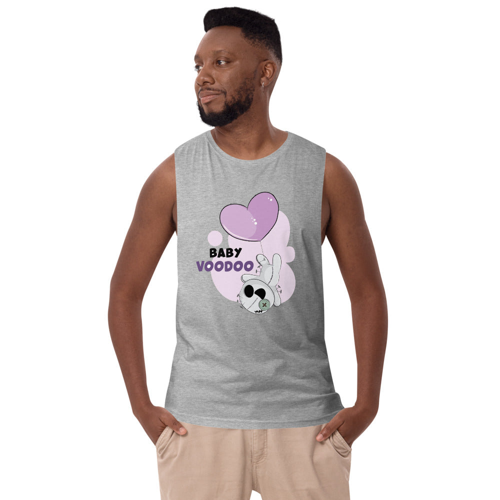 Ted heart - Baby voodoo | Men's Drop Arm Tank Top | AS Colour 5025