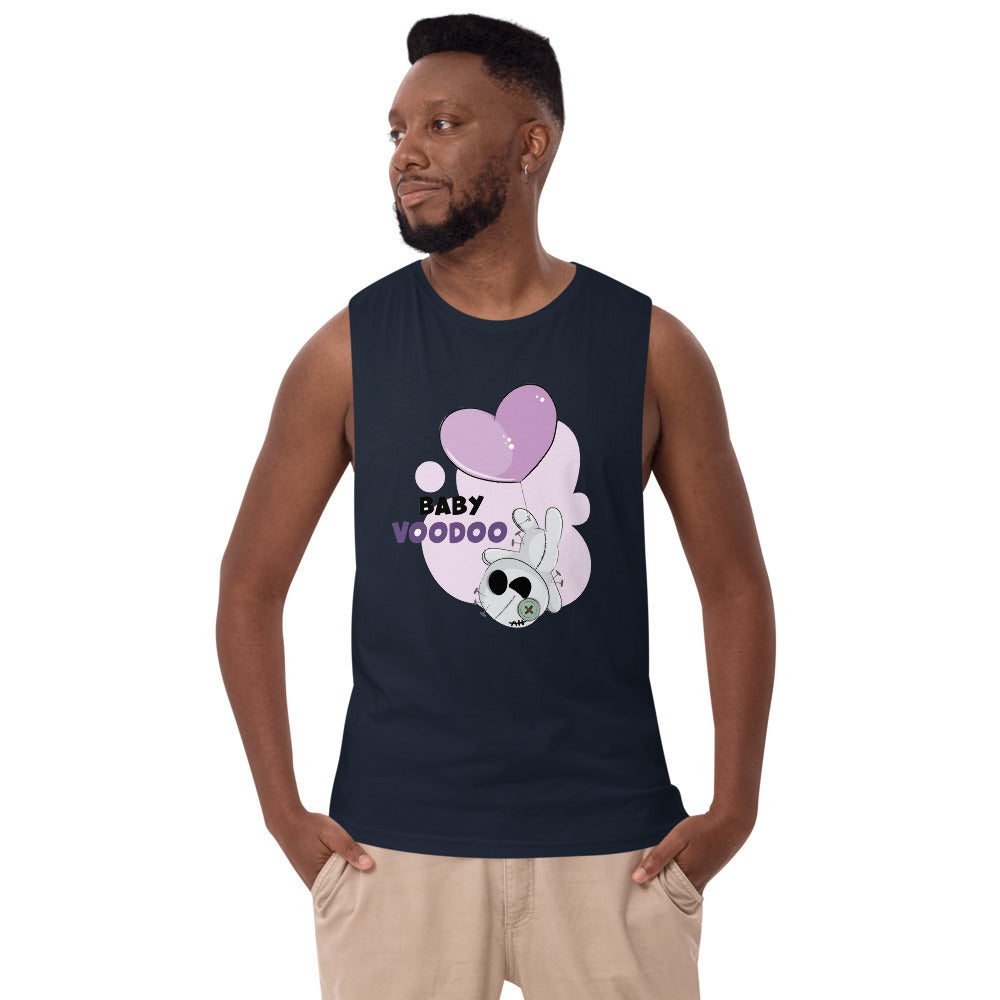 Ted heart - Baby voodoo | Men's Drop Arm Tank Top | AS Colour 5025