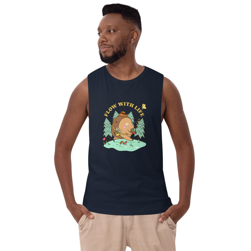 Flow with life | Men's Drop Arm Tank Top | AS Colour 5025