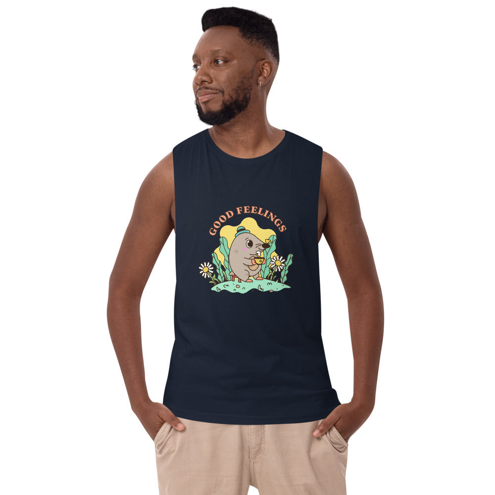 Good feelings | Men's Drop Arm Tank Top | AS Colour 5025